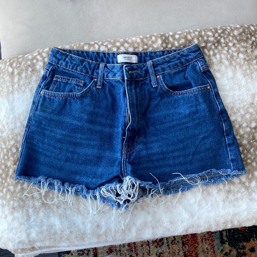 FOREVER 21 denim shorts